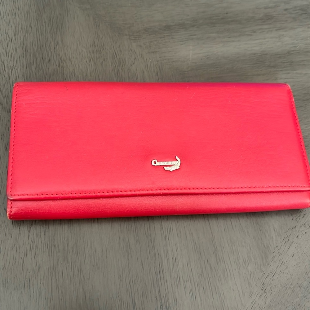 Cocodrile wallet dark red - trifold